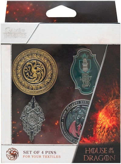 Game of Thrones Haus Drachen 4-Pin-Set