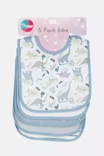 Dreams by Joyce Bib Fabric Light Blue 5pcs