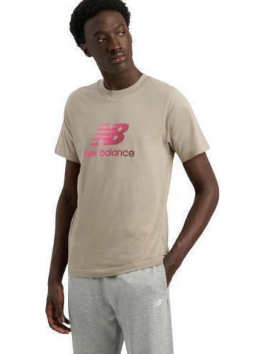 Αθλητικό T-shirt Μπεζ