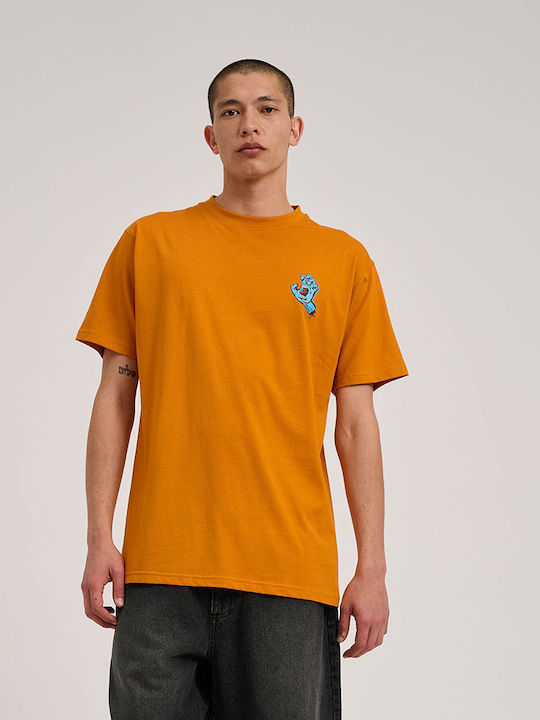 Screaming Hand Chest Tricou Amber