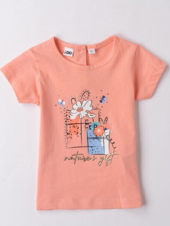 Kinder-T-Shirt Peach Pink