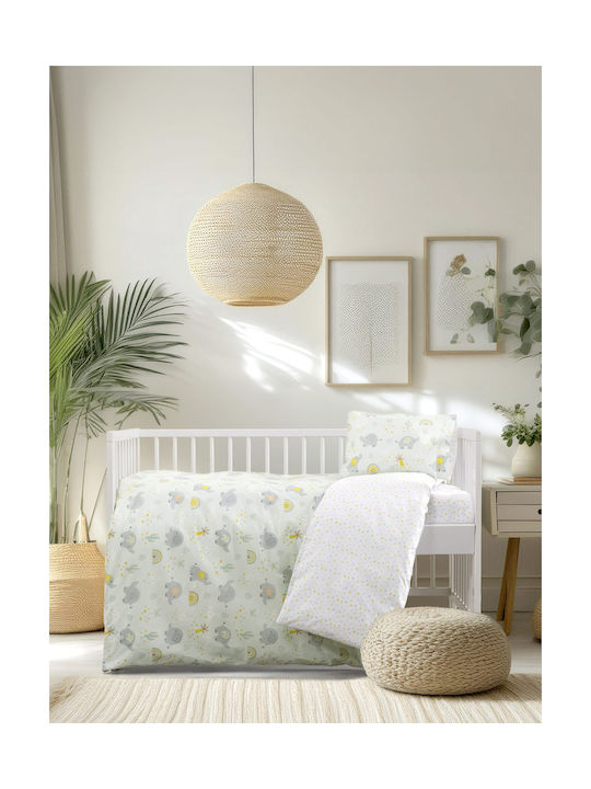 Kocoon Set Lenjerie De Patut Bebe Ecru 120x160 Cm