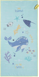 Nima Kids Πετσέτα Θαλάσσης 70x140 Home Sea Γαλάζιο Nima Kids Πετσέτα Θαλάσσης 70x140 Home Sea Γαλάζιο