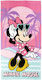 Dimcol Παιδική Πετσέτα Θαλάσσης Ροζ Minnie 140x70εκ.