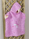 Nima Kids Poncho No 3/5 Be Happy Pink