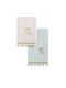 Nima Home Σετ Πετσέτες 2 X 30x50 Floral Ροζ Γαλάζιο