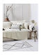 Nima Fonzo Ριχτάρι Τριθέσιου Καναπέ 180x300εκ. Ivory, Εκρού 35172