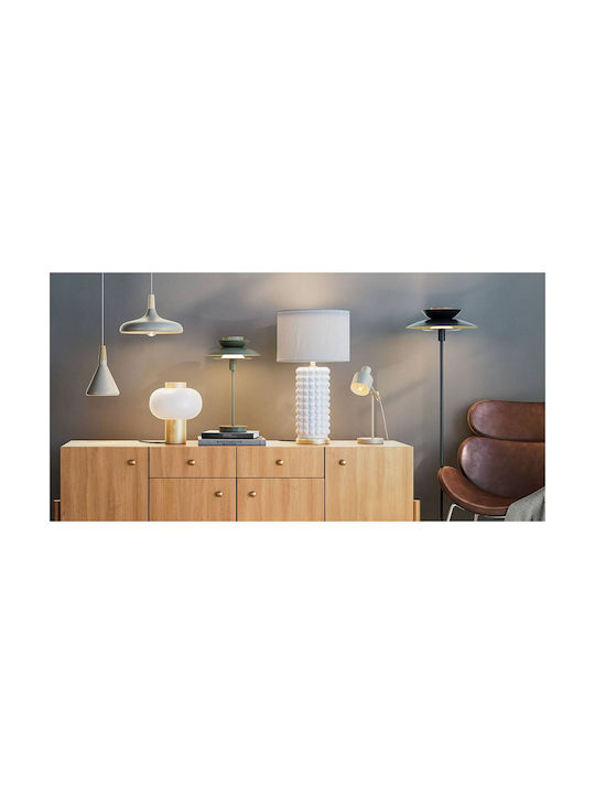 Butlers Ceramic Table Lamp with Beige Shade and Base