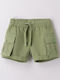 Παιδικό Σορτς/Βερμούδα Υφασμάτινο OLIVE GREEN
