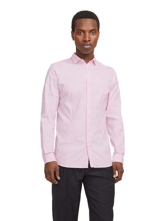 Jack & Jones Μακρυμάνικo Πουκάμισο PINK NECTAR