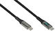 Good Connections Braided USB 2.0 Cable USB-C male - USB-C / USB-A 100W Black 1m (2213-D010S)