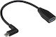 Good Connections USB 3.2 Cable USB-C male - USB-A female Μαύρο 0.1m 2811-OTGW