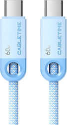 Cabletime Плетен USB 2.0 Кабел USB-C Мъжки - US...