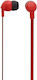 Wired In-ear Headphones 3.5mm 1.2m Red