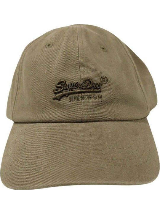 Καπέλο Τζόκεϊ Χακί Superdry W9010193a Ztv