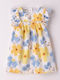 Woven Dress Παιδικό Φόρεμα White-yellow