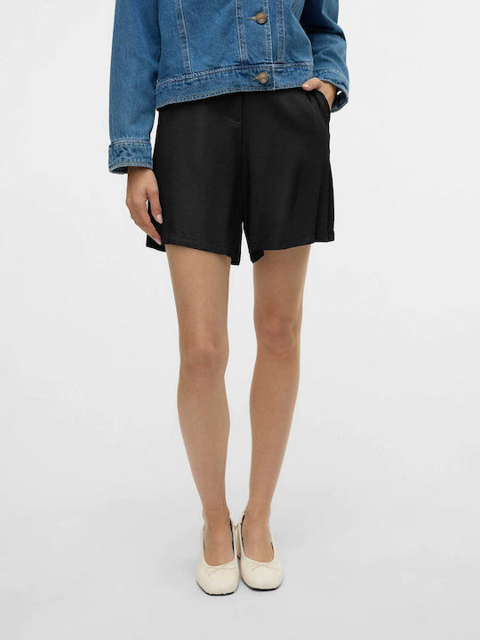 Vero Moda Γυναικείο Λινό Σορτς μαύρο