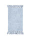 Nima Badematte Baumwolle Rechteckig Fresh Soft Blue Light Blue 50x80cm