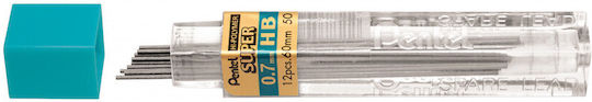 Pentel 12 Minen für Bleistifte Stärke 0.7mm Typ HB