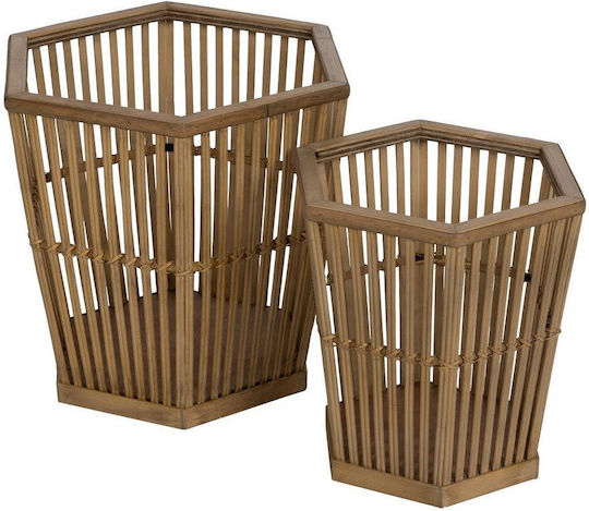 Ixia Regal Set 2 Pots Bamboo Ixia Regal Set 2 Pots Bamboo