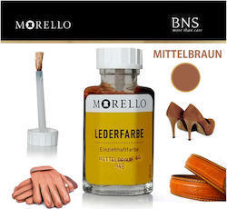 Morello Leather Paint 948 Medium Brown 40ml Brown Color Change Dye Permanent Smooth Leather
