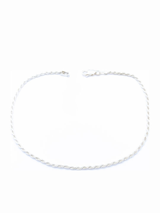 PS Silver Αλυσίδα Ποδιού από Ασήμι 26.5cm
