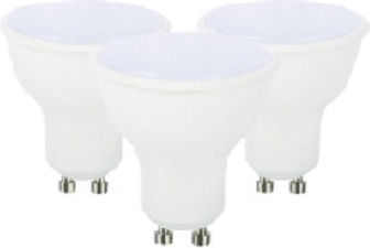 GBC Λάμπες LED 7W για Ντουί GU10 Φυσικό Λευκό 610lm 3τμχ