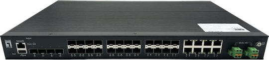 Level One IGU-2872 Managed L2 Switch με 28 Θύρες Gigabit (1Gbps) Ethernet