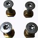 25mm Screws Nut Set 4pcs Foil Board Indiana 1203-3320