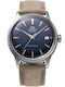 Orient Мъжки Часовник 38mm Автоматичен с Бежова Кожена Каишка