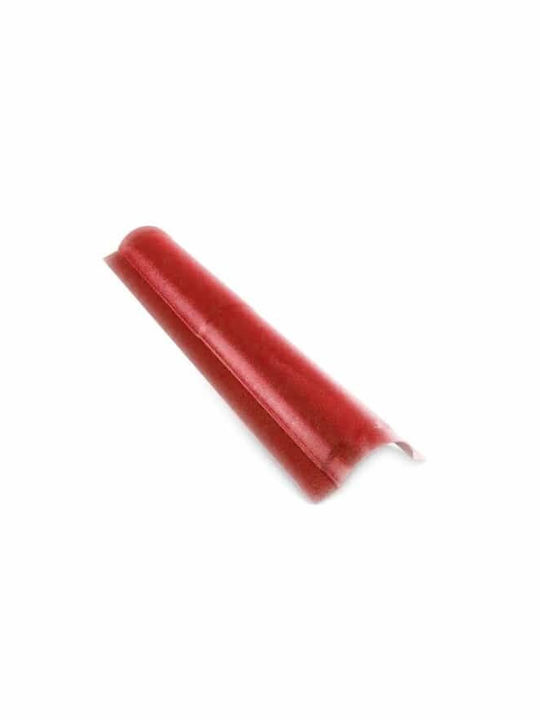 Diagonal Ridge Red Plastic Roof Tile 104cm OEM