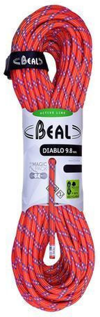 Beal Kletterseil mit Länge 70m Rot