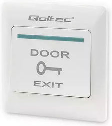 Qoltec Exit Button White