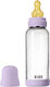 Bibs Glass Baby Bottle Anti-Colic With Silicone Teat For 0+ Months 240ml