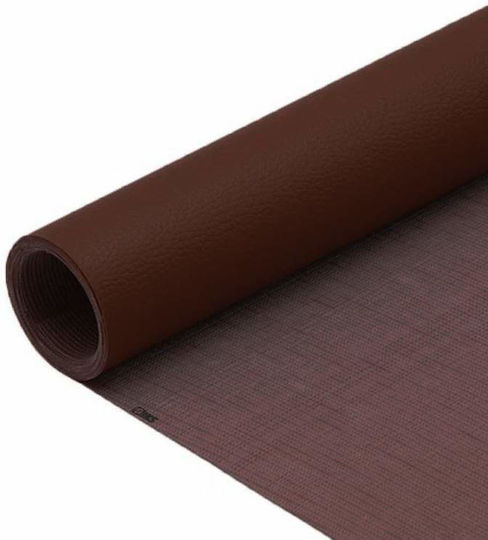 Siks Eco-friendly Leather Film Self-adhesive Sofa Armchair Chair Repair Car Interior Size 75 X 250 Cm Brown