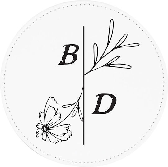 Untersetzer Personalisiert für Verschiedene Materialien B & D Naturstein