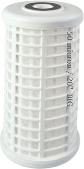 Atlas Filtri Ersatz-Wasserfilter Zentrales Wasserfiltersystem 20" 50 μm (Mikrometer)
