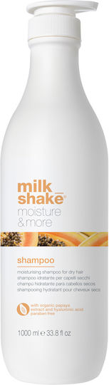 Milk Shake Moisture & More Σαμπουάν Ενυδάτωσης για Ξηρά Μαλλιά Μαλλιά 1000ml