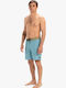 18 Surfsilk Straight Leg Costum De Baie Bărbați Bermude Albastru Deschis Cu Modele