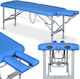 Habys Chiro Ultralux Aluminum Portable Blue Massage and Physiotherapy Bed