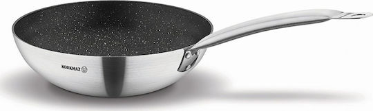 Korkmaz Proline Gastro Stainless Steel Pan with Non-Stick Coating 30cm