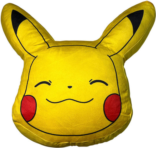 Παιδικό Διακοσμητικό Μαξιλάρι Pikachu Κίτρινο
