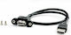 EFB USB 2.0 Cable USB-A Male - USB-A Female Black 0.5m K5291SW.0,5V2