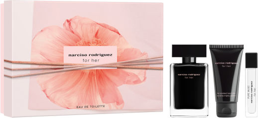 Narciso Rodriguez Für Sie Damen Duftset mit Körperlotion 3 Stück