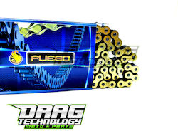 Αλυσιδα 428hs 120l Χρυση Ενισχυμενη Fuego