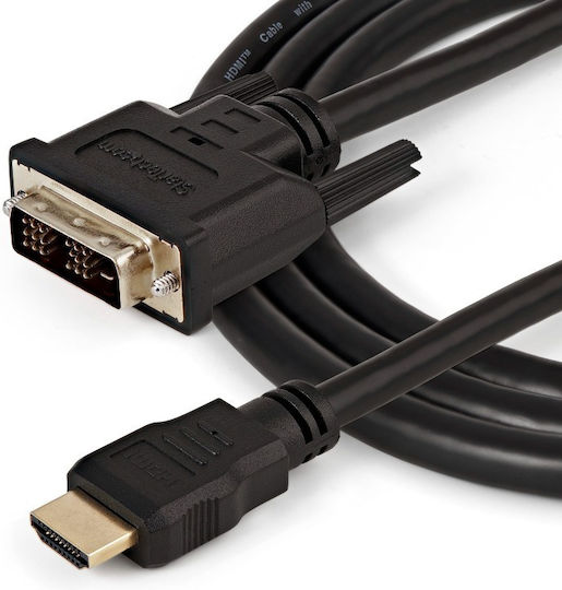 1.5m DVI-D male to HDMI male Cable Black (17615)