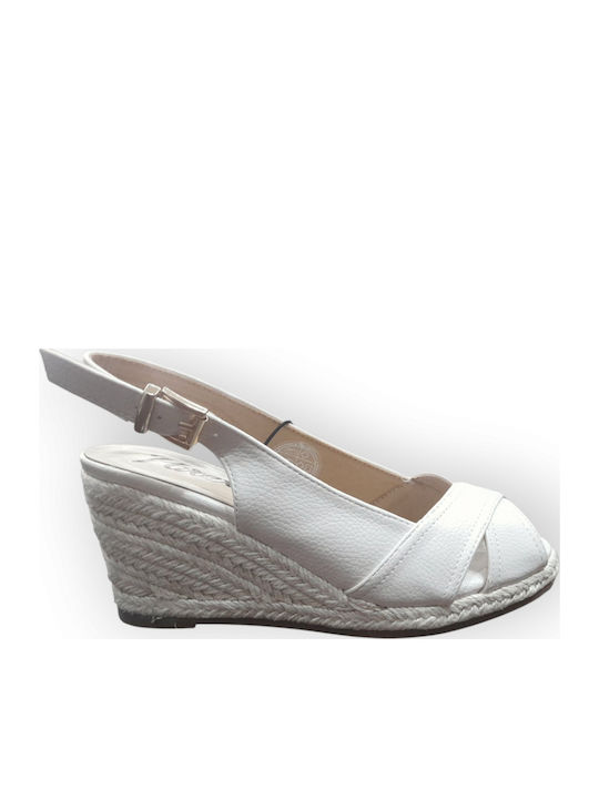 Parex Women's Synthetic Leather Peep Toe Platfo...