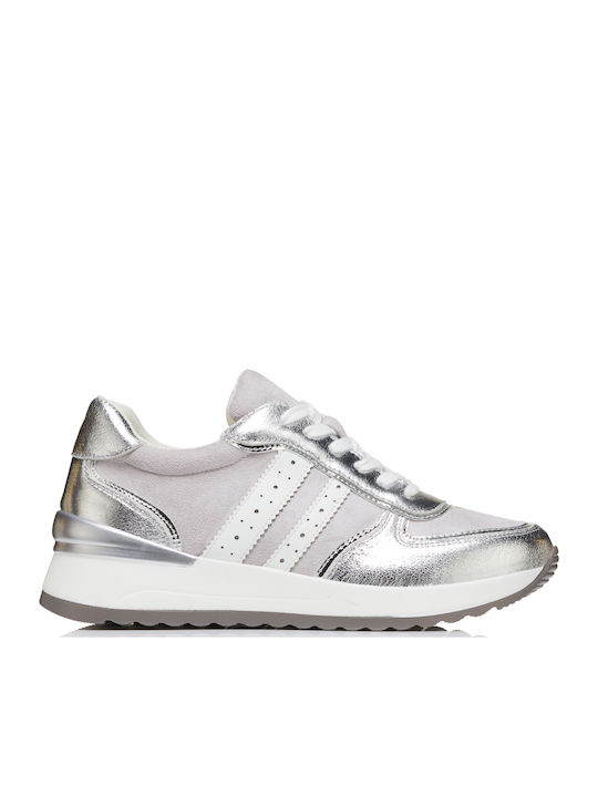 Γυναικεία Sneakers Ασημί
