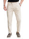Elastische Beige Herrenhose