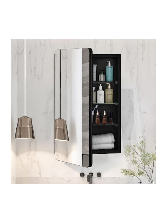 Vevor Bathroom Mirror made of Metal with Shelf & Cabinet 42x70cm